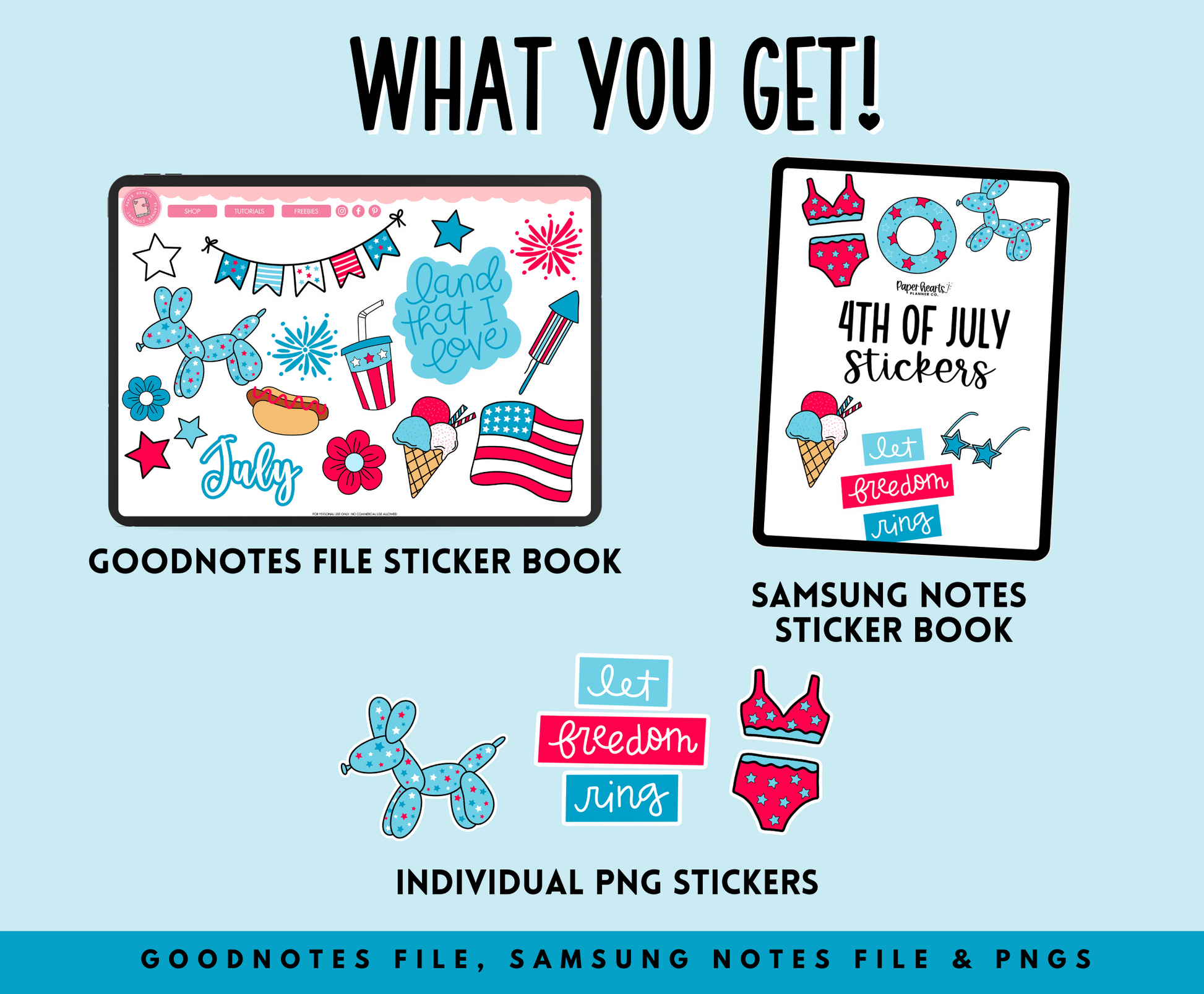 4th Of July Stickers – Paper Hearts Planner Co. 4th-of-july-stickers-paper-hearts-planner-co