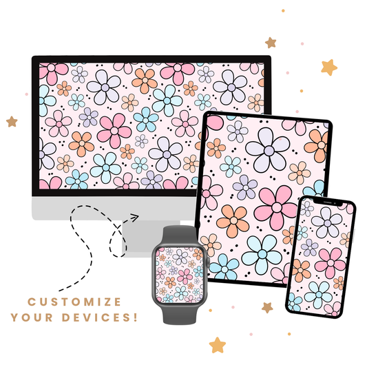 Pastel Flowers Wallpaper