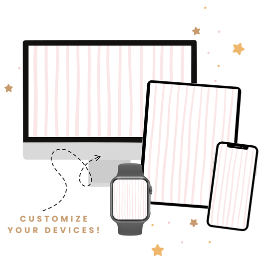 Pink Vertical Lines Wallpaper