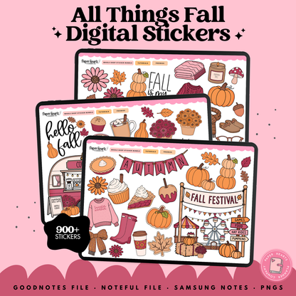 All Things Fall Stickers