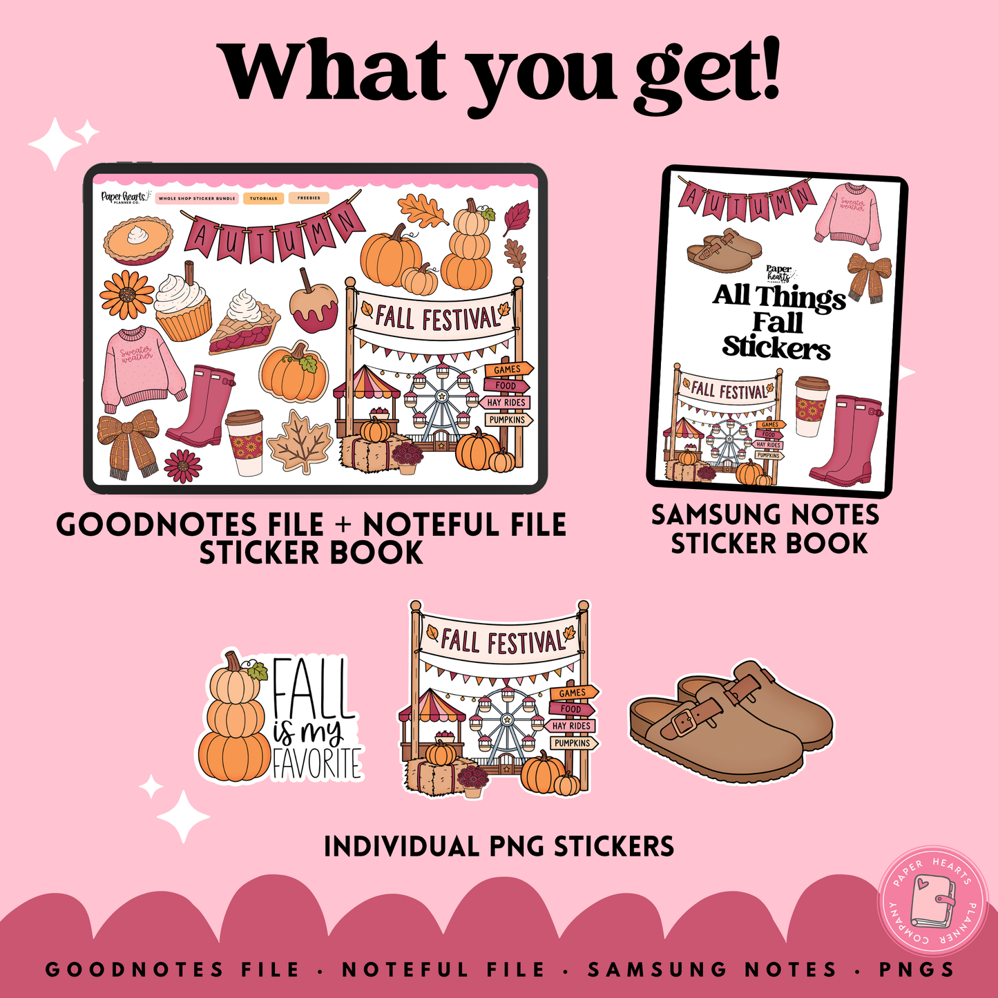 All Things Fall Stickers