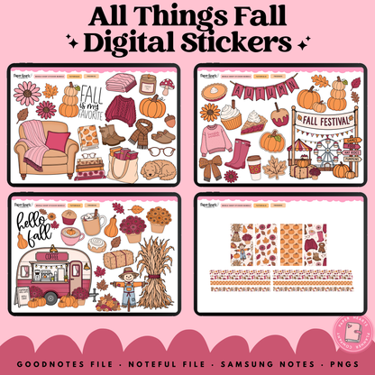 All Things Fall Stickers