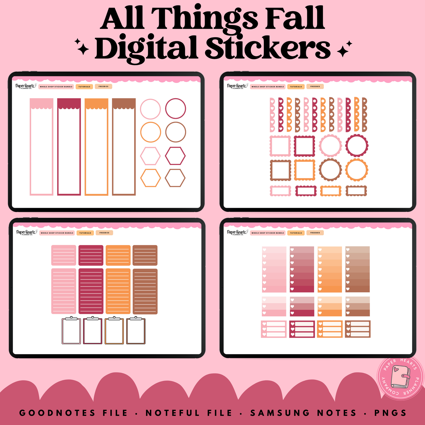 All Things Fall Stickers