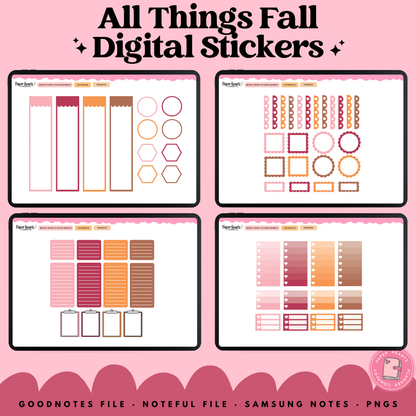 All Things Fall Stickers