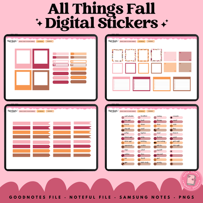 All Things Fall Stickers