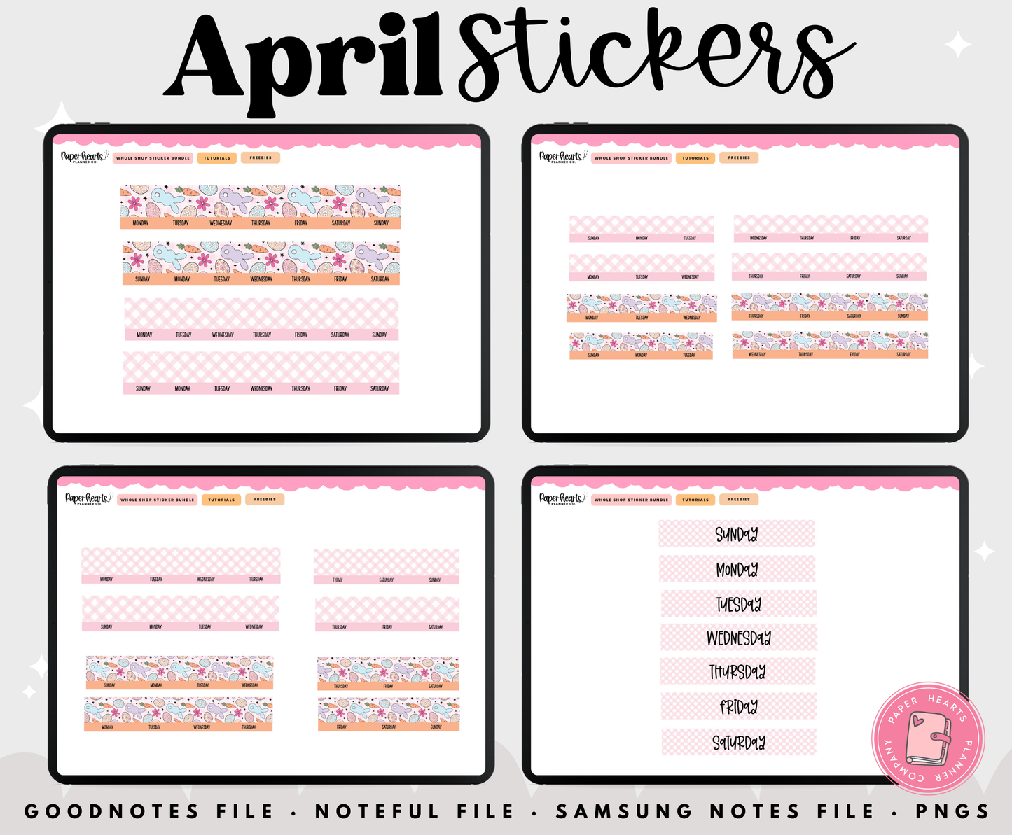 April 2025 Stickers