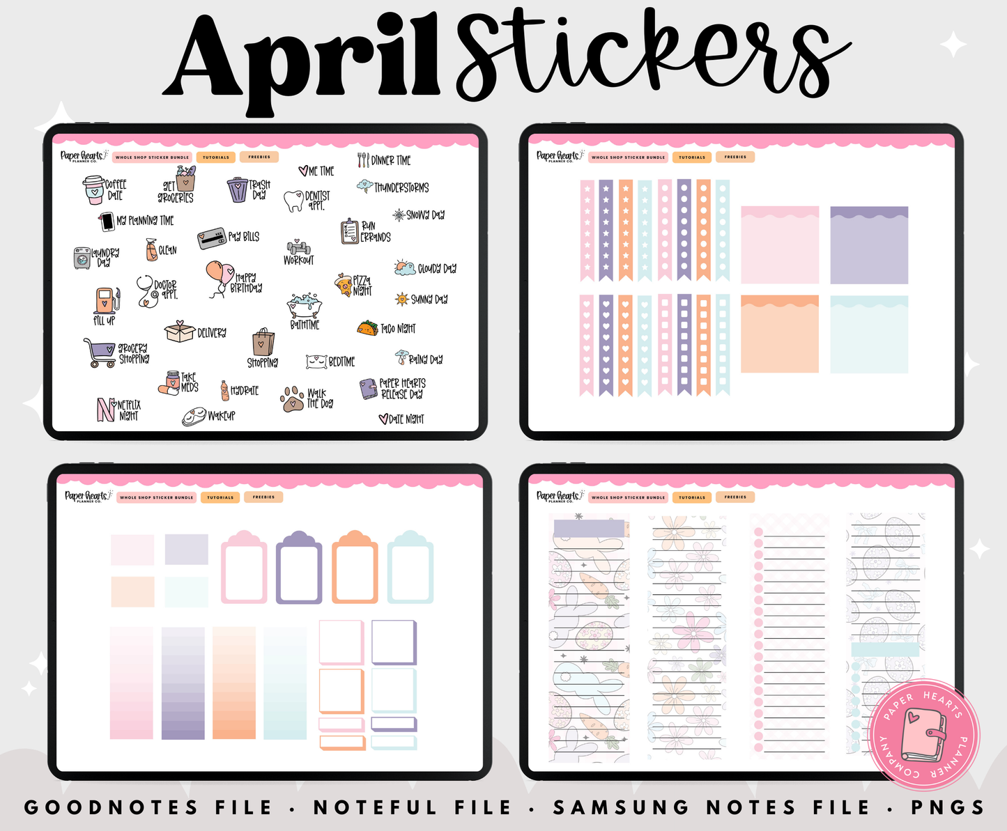 April 2025 Stickers