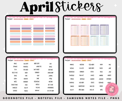 April 2025 Stickers