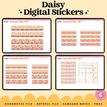 August Peach Stickers - Mini Set