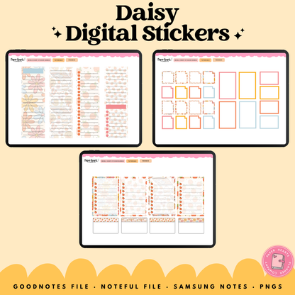 August Peach Stickers - Mini Set