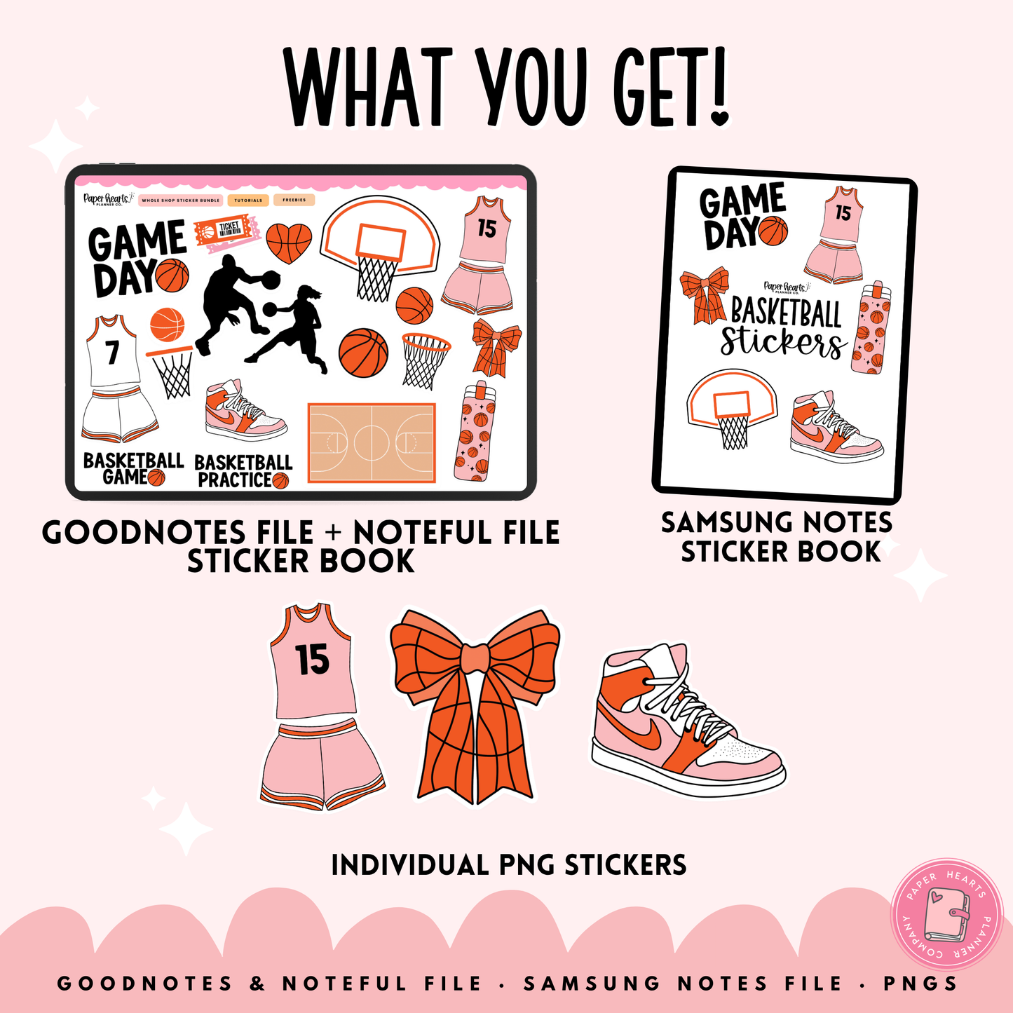 Basketball Stickers
