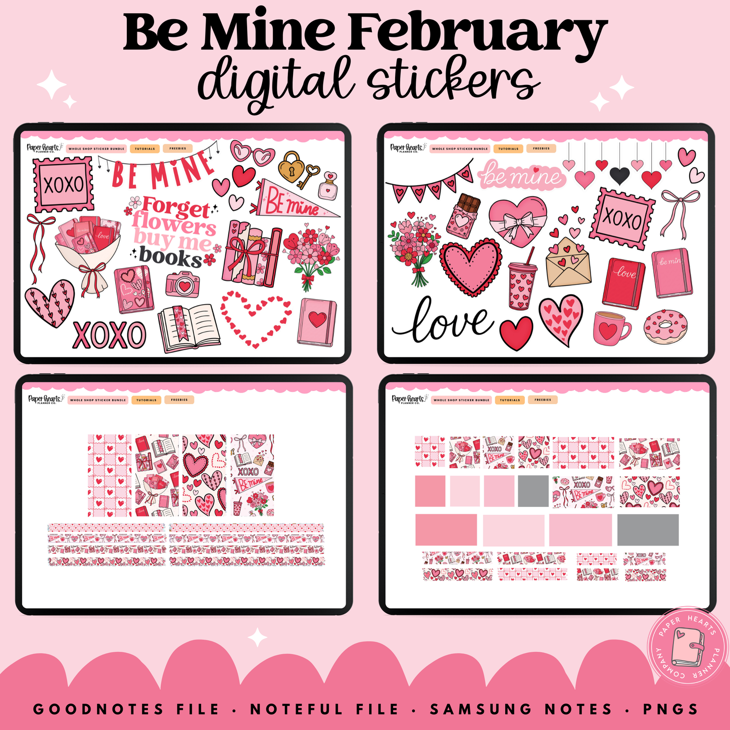Be Mine February Stickers