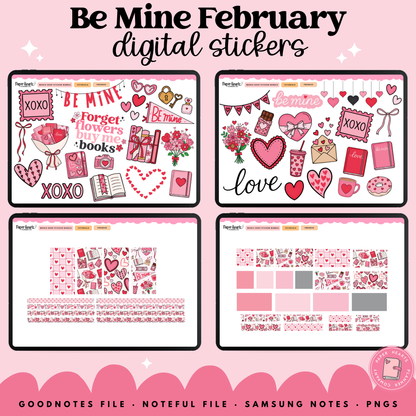 Be Mine February Stickers