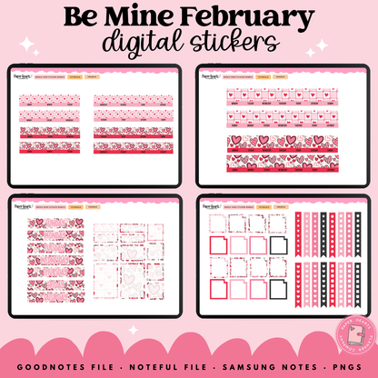 Be Mine February Stickers