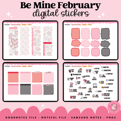 Be Mine February Stickers