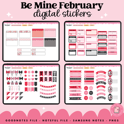 Be Mine February Stickers