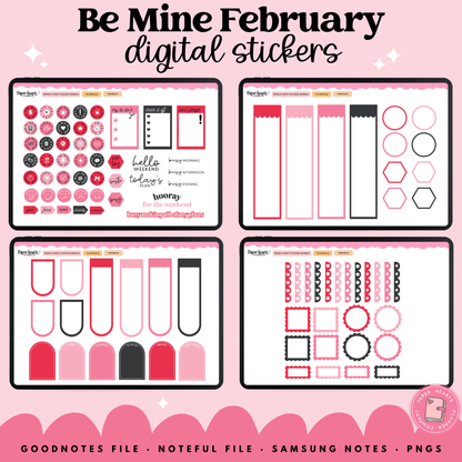 Be Mine February Stickers