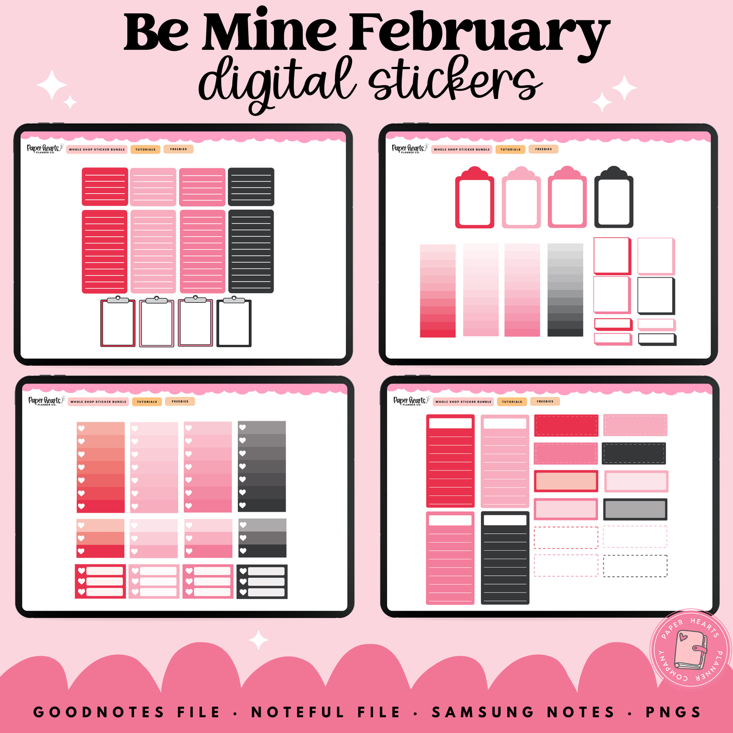 Be Mine February Stickers