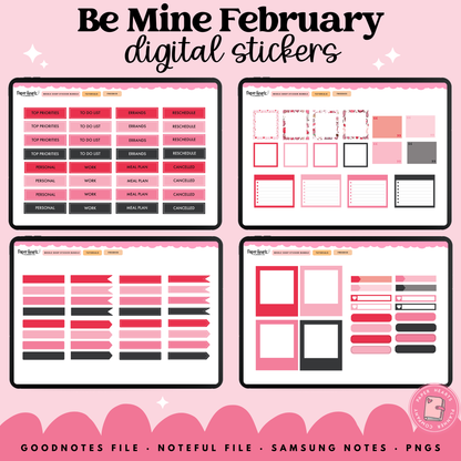 Be Mine February Stickers