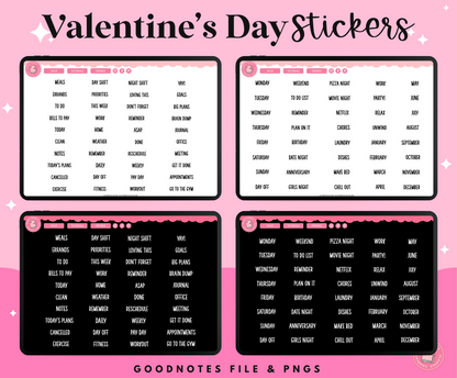 Be My Valentine Stickers