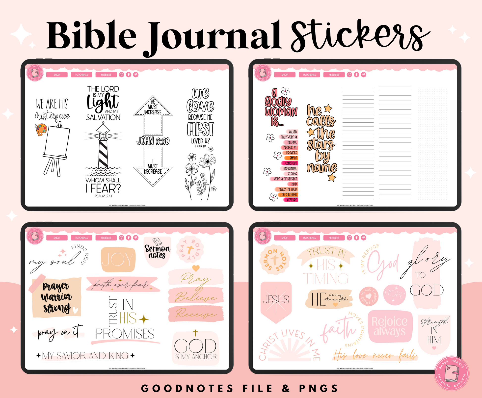 bible-journal-stickers-paper-hearts-planner-co for Free Printable Bible Journaling Stickers Bible Journal Stickers – Paper Hearts Planner Co. for Free Printable Bible Journaling Stickers