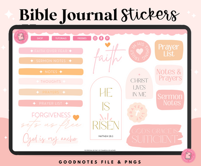 Bible Journal Stickers