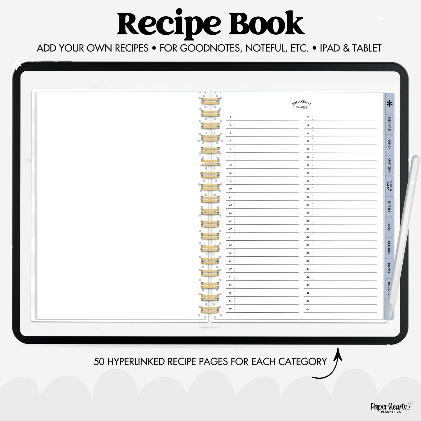 Blue Recipe Book
