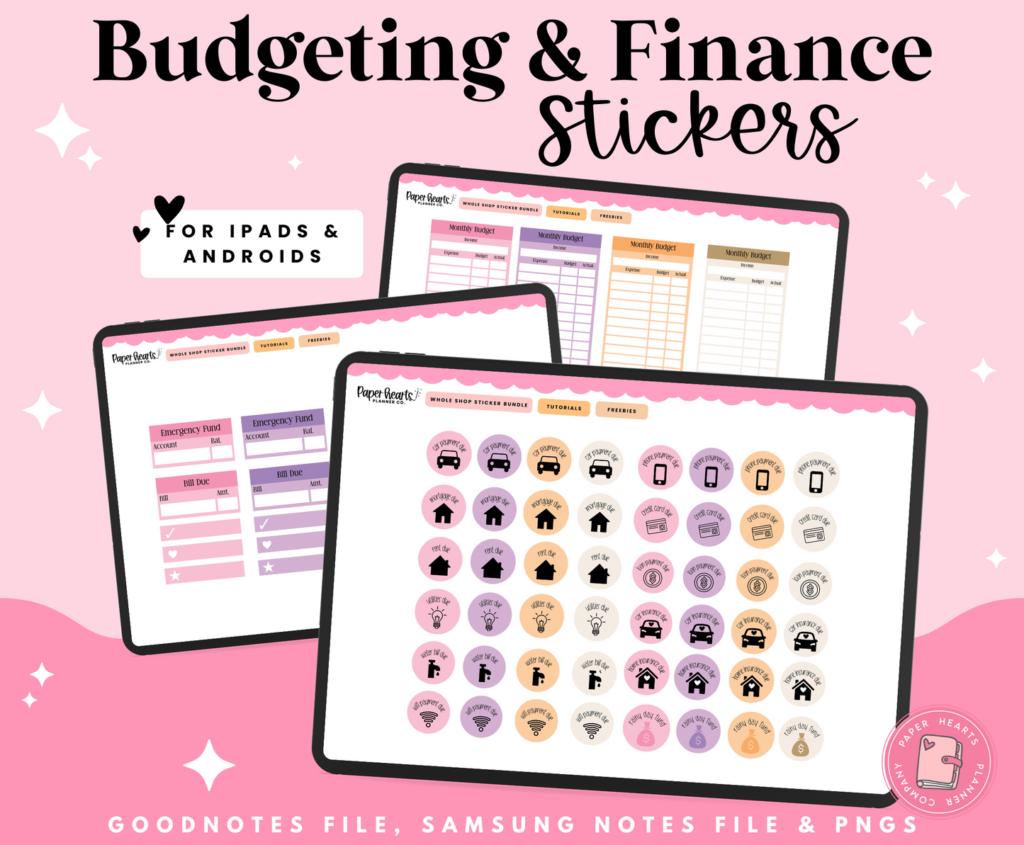 Budgeting & Finance Stickers