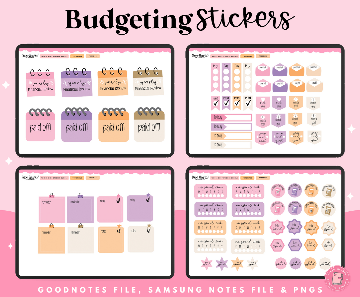 Budgeting & Finance Stickers