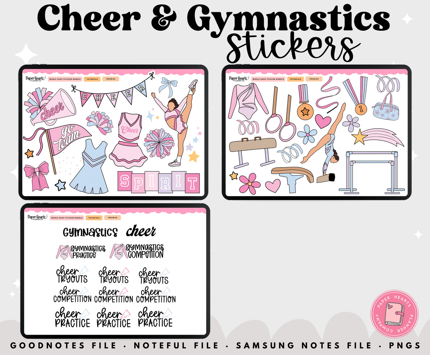 Cheer & Gymnastics Stickers