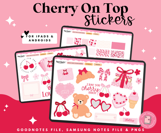 Cherry On Top Stickers