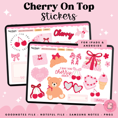 Cherry On Top Stickers