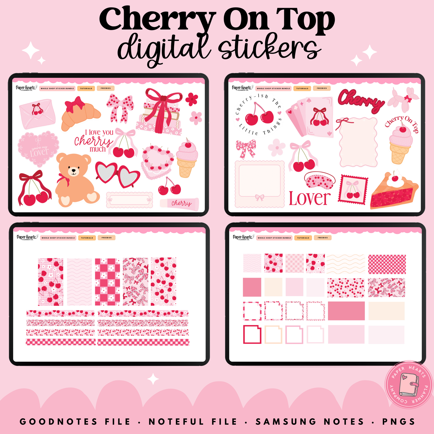 Cherry On Top Stickers