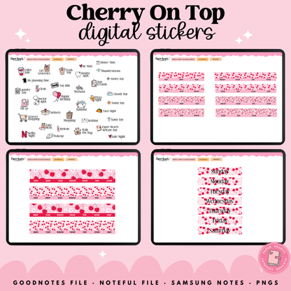 Cherry On Top Stickers