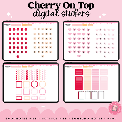 Cherry On Top Stickers
