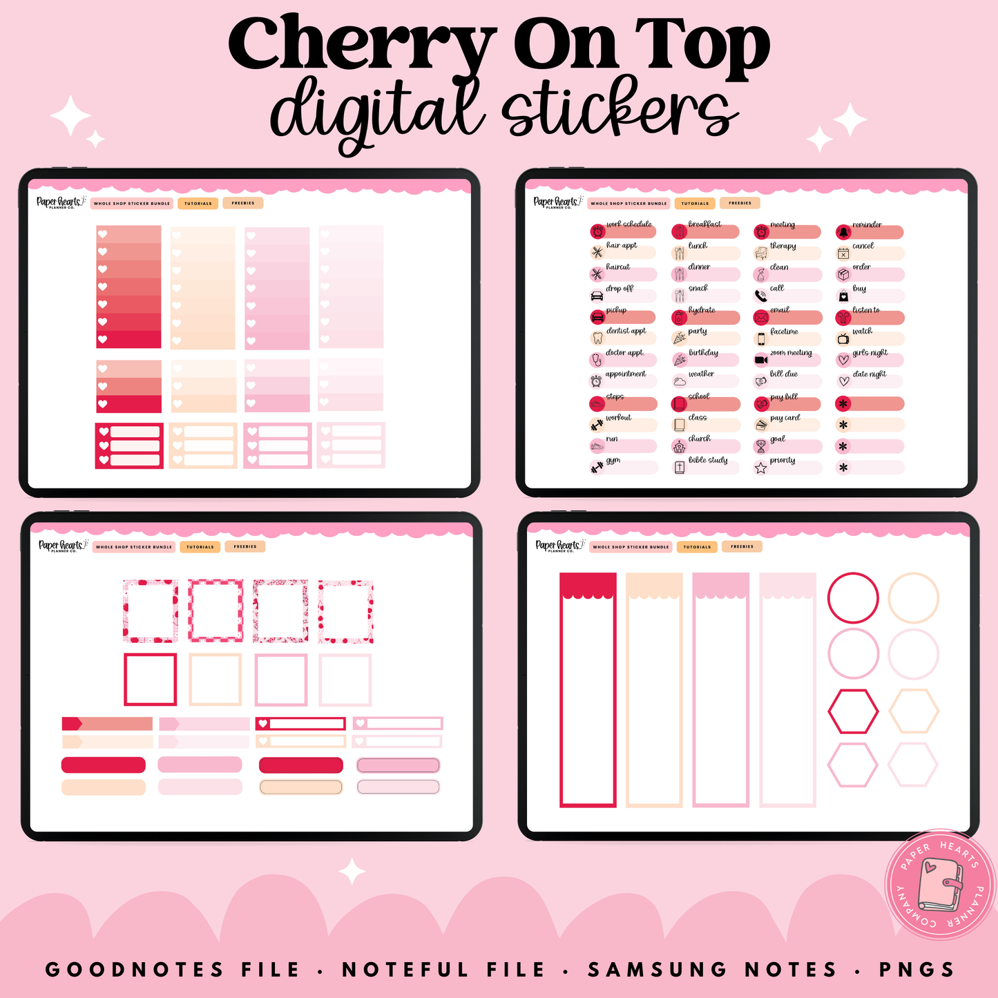 Cherry On Top Stickers