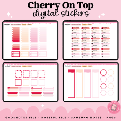 Cherry On Top Stickers