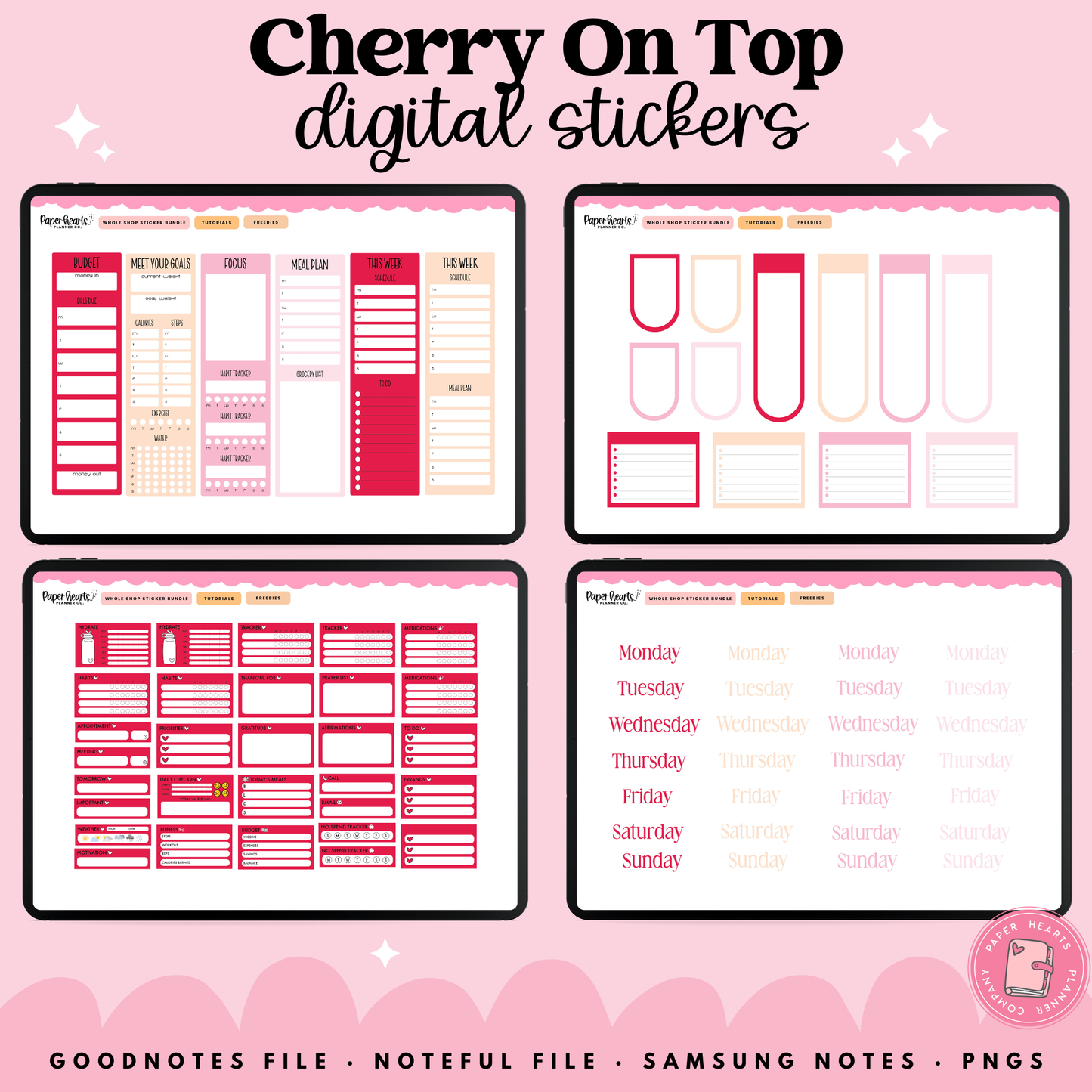 Cherry On Top Stickers