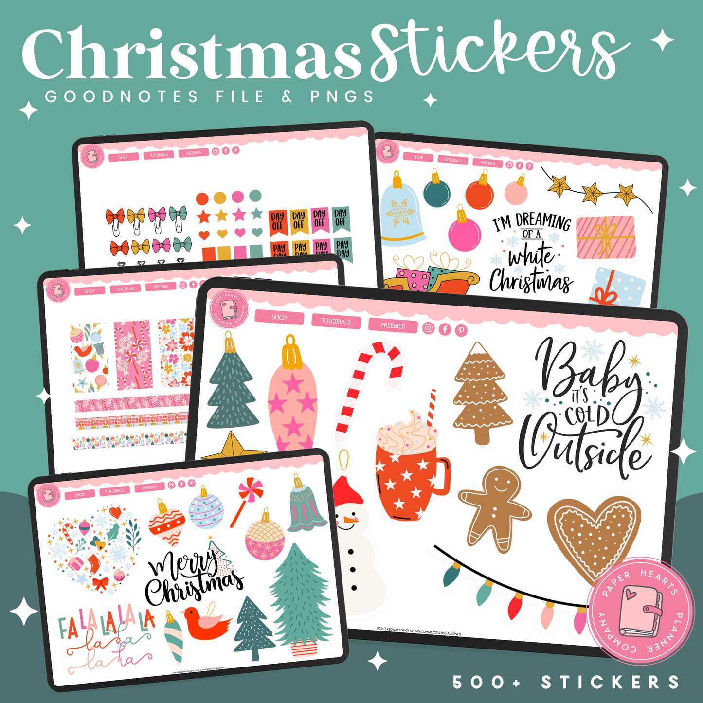 Christmas Ornament Stickers