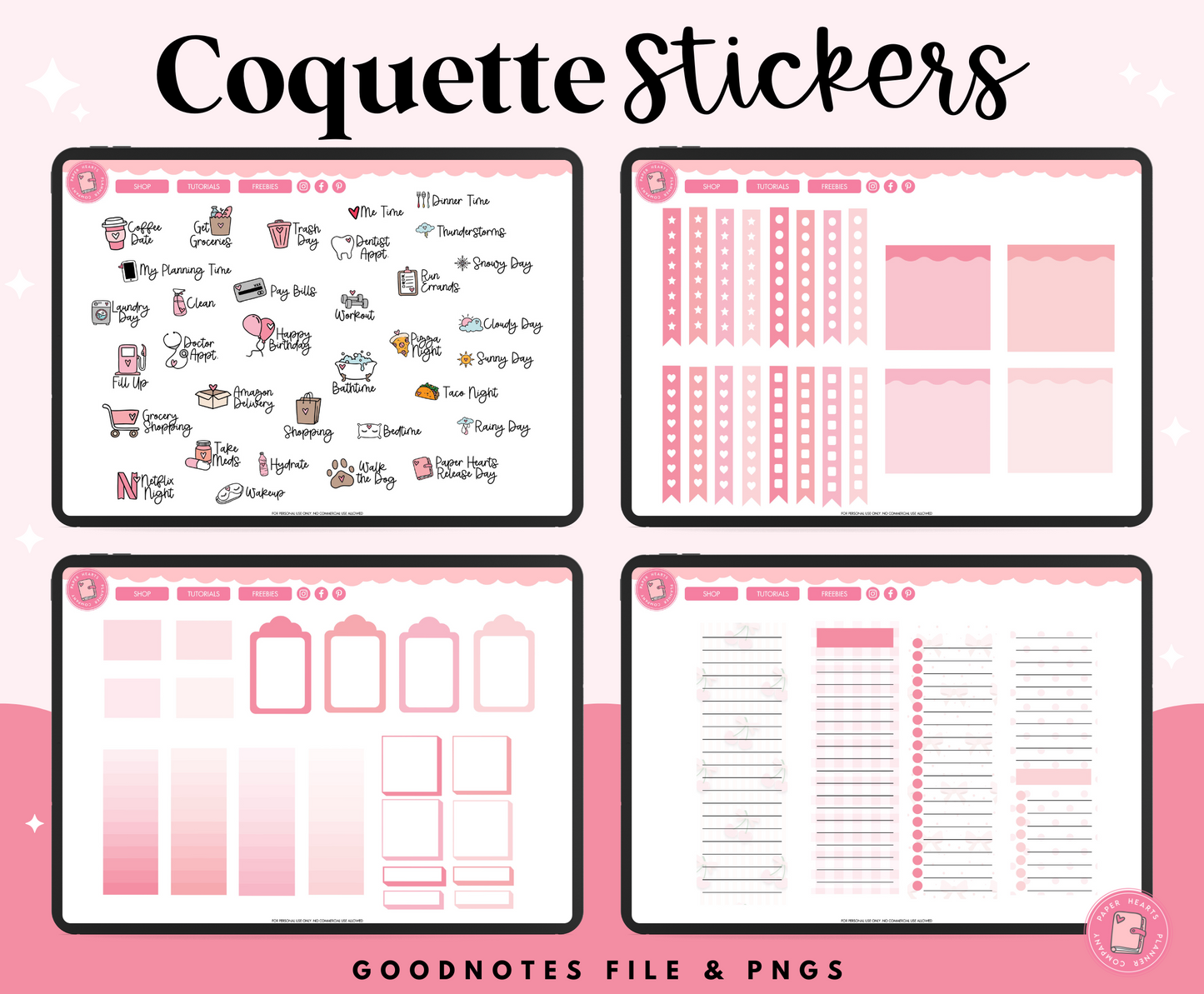 Coquette Stickers