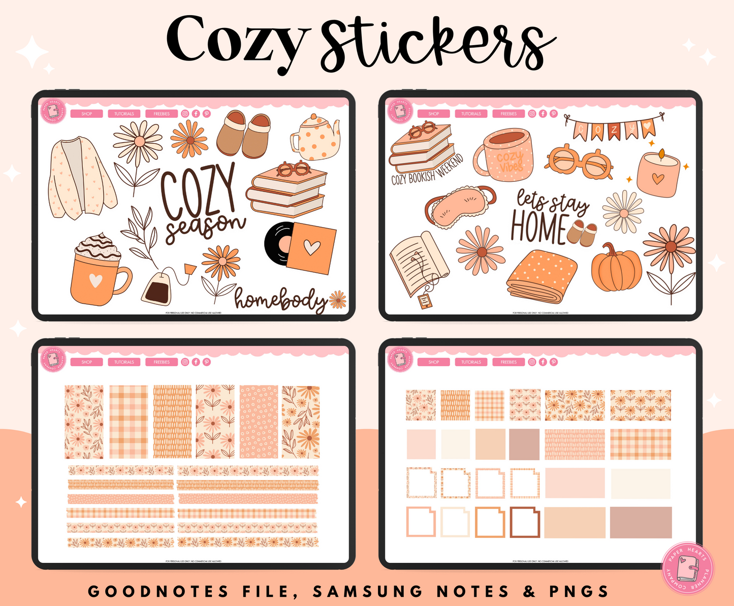 Cozy September Stickers