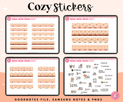 Cozy September Stickers