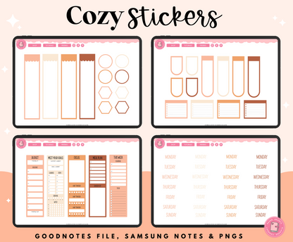 Cozy September Stickers