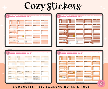 Cozy September Stickers