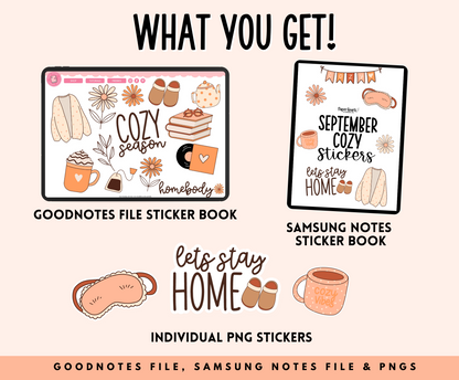 Cozy September Stickers