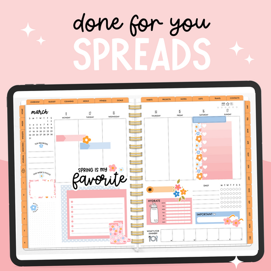 Spring Is My Favorite DFY Spread