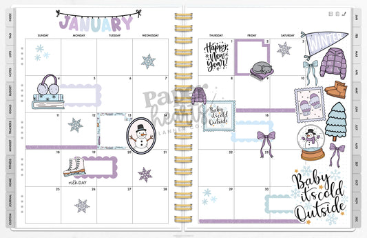 January Monthly DFY Spread Purple