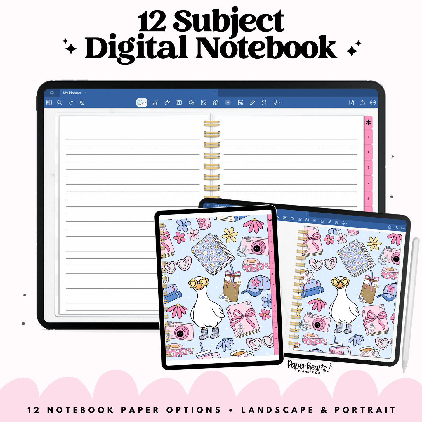 Daisy Goose Digital Notebook