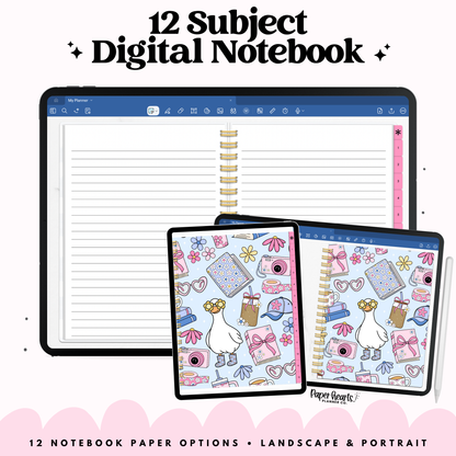 Daisy Goose Digital Notebook