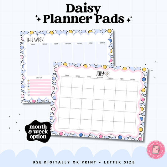 Daisy Planner Pad